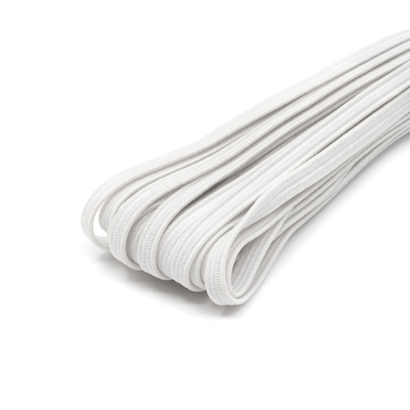 Chargez l'image dans la visionneuse de la galerie, 9329W|Dritz 1/8" White Braided Elastic, 4 yd