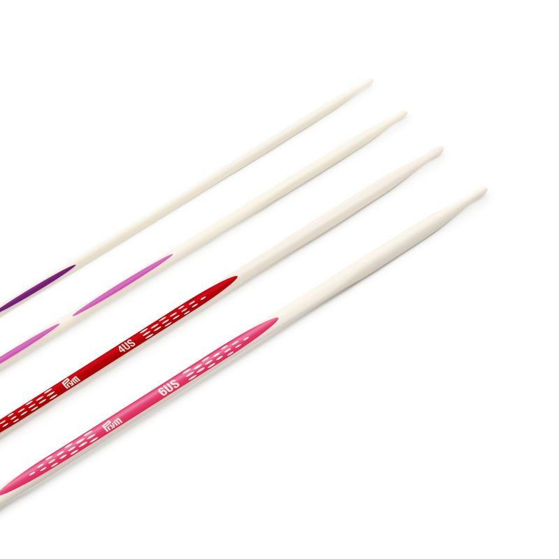 Chargez l'image dans la visionneuse de la galerie, 57180|Prym 8" Ergonomic Double Point Knitting Needles Set