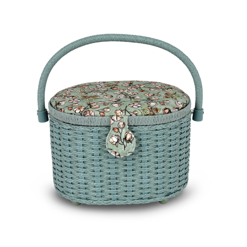 Chargez l'image dans la visionneuse de la galerie, Z10314-21|Dritz Oval Weaved Sewing Basket, Small