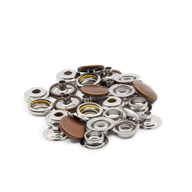 Chargez l'image dans la visionneuse de la galerie, 5-32|Dritz 5/8" Heavy Duty Snaps, 7 Sets, Copper