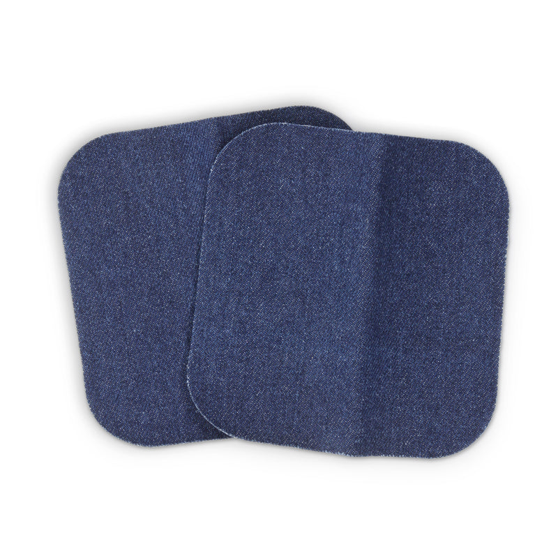 Chargez l'image dans la visionneuse de la galerie, 55240-3D|Dritz Denim Iron-On Patches, 5" x 5", 2 pc, Dark Blue