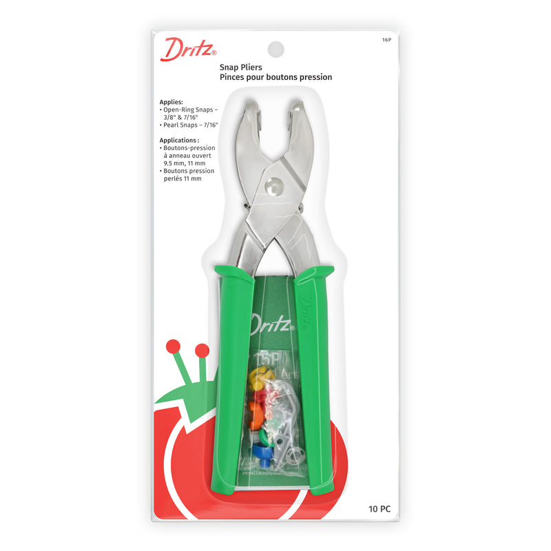 Chargez l'image dans la visionneuse de la galerie, 16P|Dritz Snap Pliers for 3/8" Open-Ring & 7/16" Pearl Snaps, Green