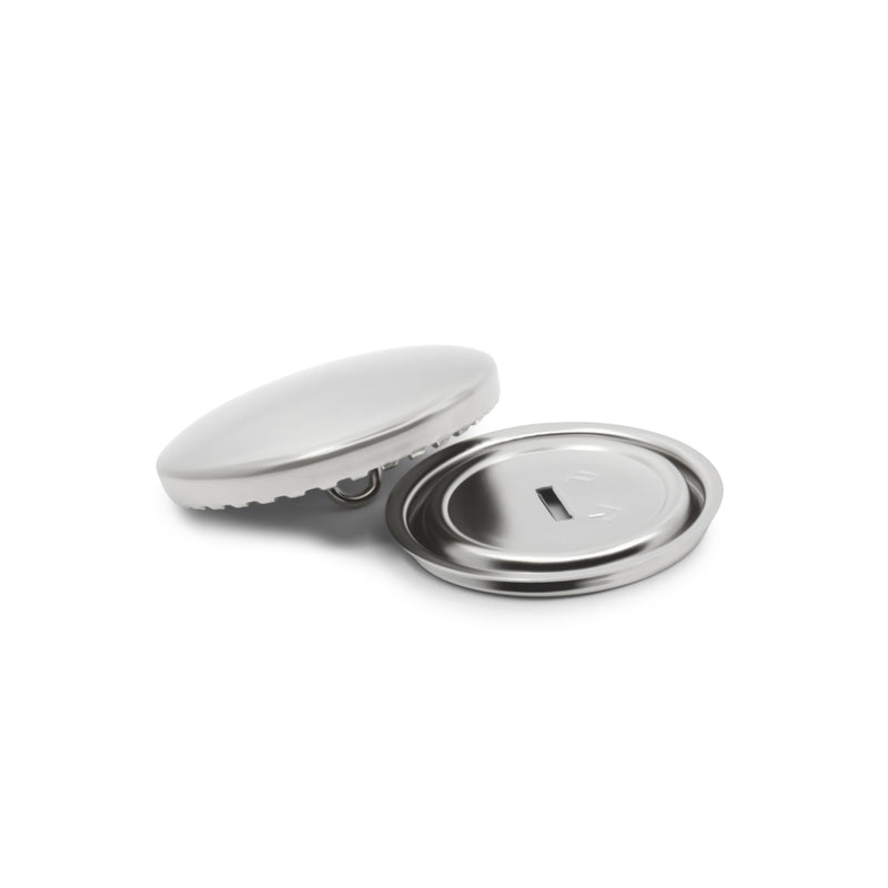 Chargez l'image dans la visionneuse de la galerie, 213-45|Dritz 1-1/8" Half Ball Cover Buttons, 3 pc, Nickel