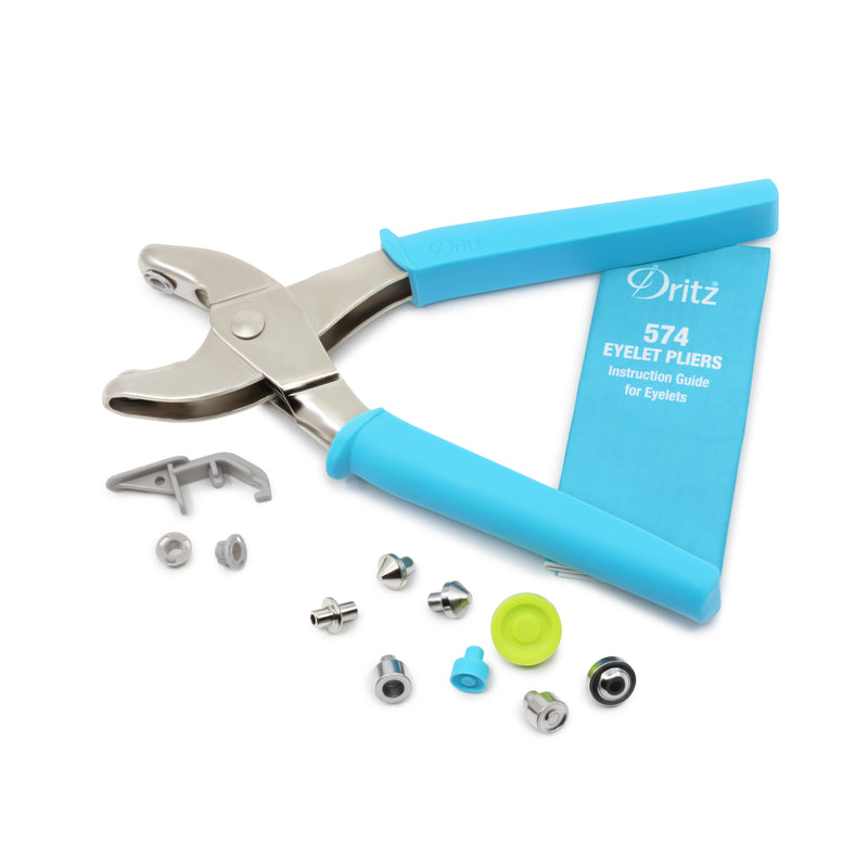 Chargez l'image dans la visionneuse de la galerie, 574|Dritz Eyelet Pliers for 5/32" & 1/4" Eyelets, Turquoise