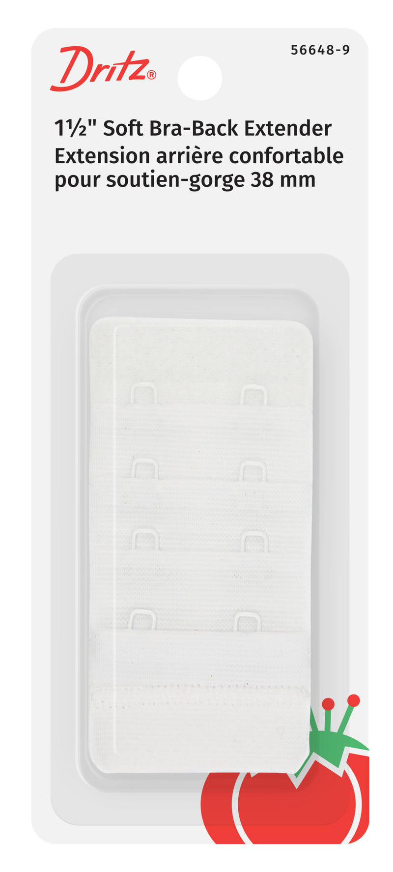 Chargez l'image dans la visionneuse de la galerie, 56648-9|Dritz 1-1/2" Soft Bra-Back Extender, White
