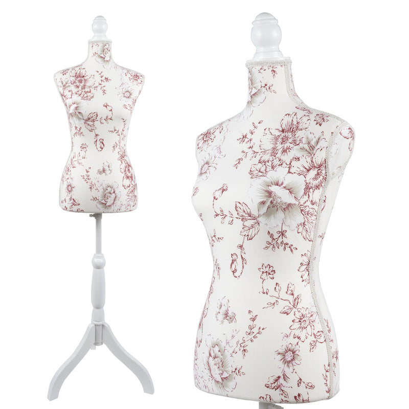 Chargez l'image dans la visionneuse de la galerie, 653158|Dritz Dress Form Mannequin, Floral Print, US Size 6