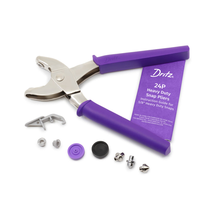 Chargez l'image dans la visionneuse de la galerie, 24P|Dritz Heavy Duty Snap Pliers for 5/8" Snaps, Purple