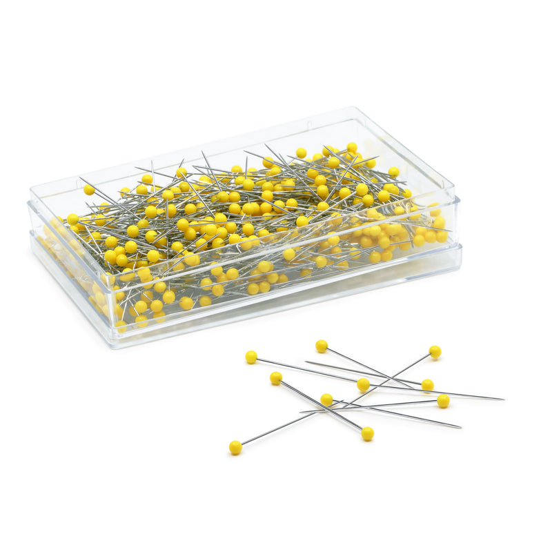 Chargez l'image dans la visionneuse de la galerie, 1310|Dritz 1-3/4" Quilting Pins, Yellow, 500 pc