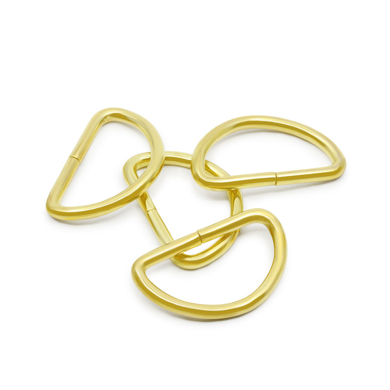 Chargez l'image dans la visionneuse de la galerie, 117-1-35|Dritz 1" D-Rings, Gilt, 4 pc