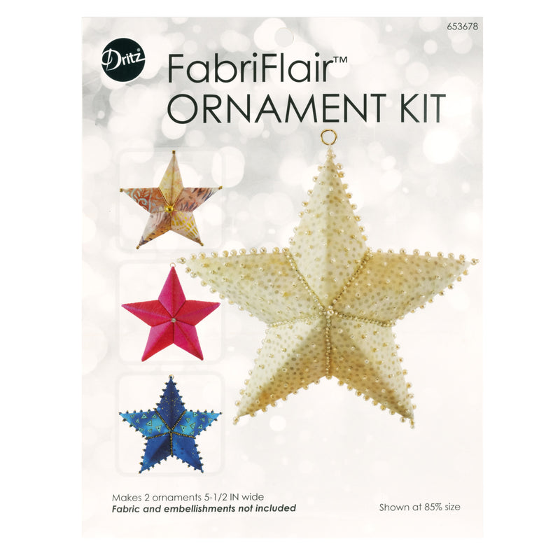 Chargez l'image dans la visionneuse de la galerie, 653678|Dritz FabriFlair Ornament Kit Star