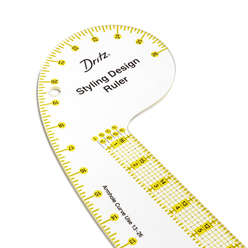 Chargez l'image dans la visionneuse de la galerie, 852|Dritz Styling Design Ruler with How-To Illustrations