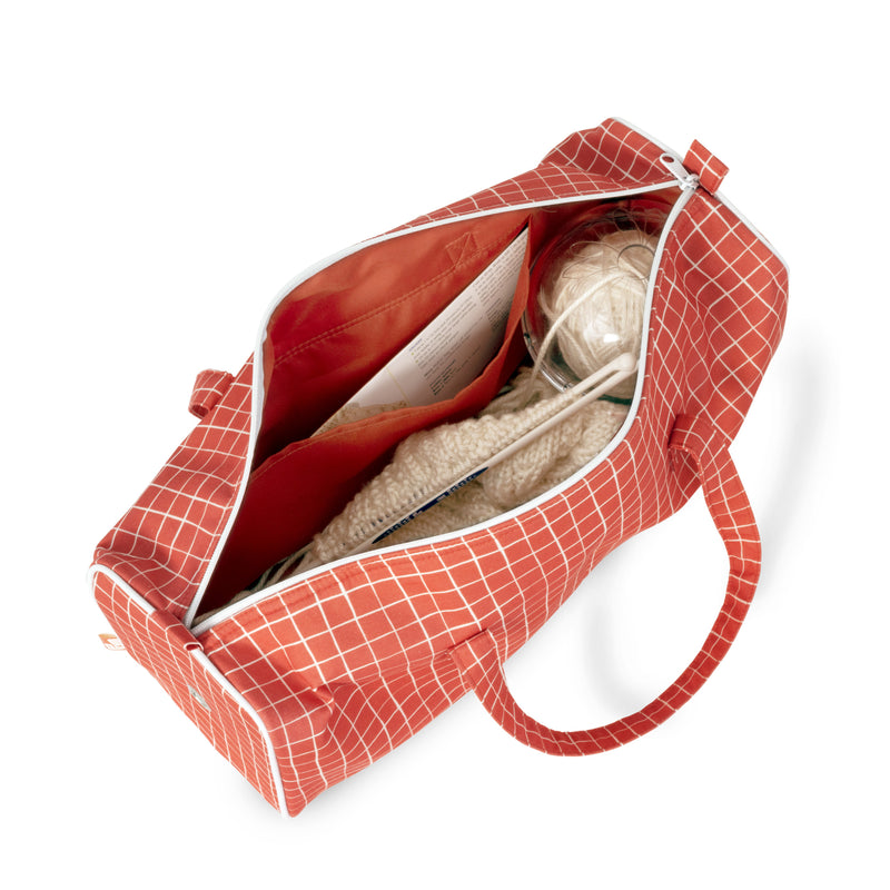 Chargez l'image dans la visionneuse de la galerie, 57261|Prym Dachshund Needlework Project Bag & Organizer, Coral