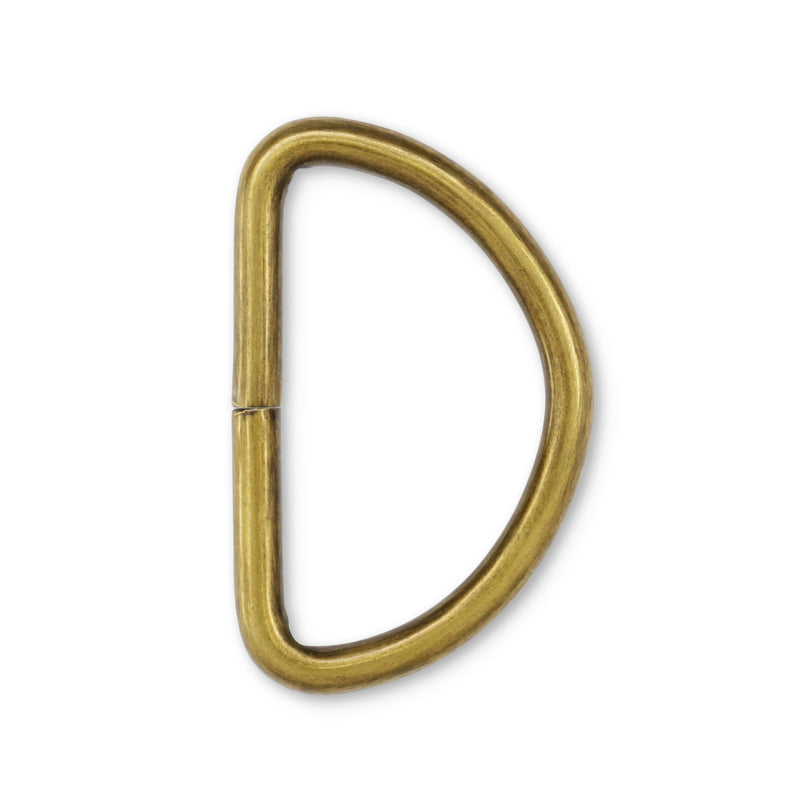 Chargez l'image dans la visionneuse de la galerie, 117-1-38|Dritz 1" D-Rings, Antique Brass, 4 pc