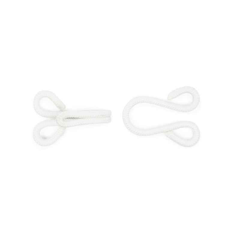 Chargez l'image dans la visionneuse de la galerie, 767-9|Dritz Covered Hooks & Eyes, 2 pc, White