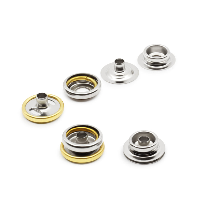 Chargez l'image dans la visionneuse de la galerie, 5-6|Dritz 5/8" Heavy Duty Snaps, 7 Sets, Gold