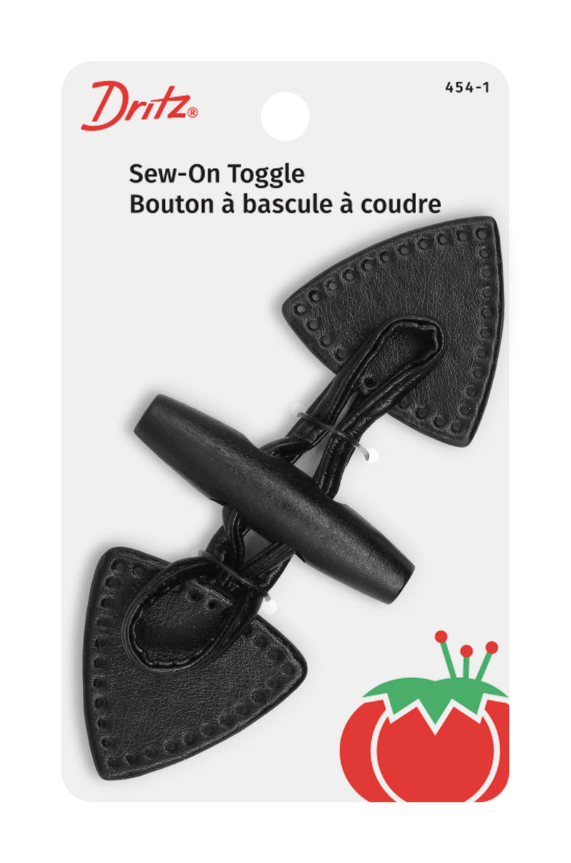 Chargez l'image dans la visionneuse de la galerie, 454-1|Dritz Sew-On Toggle, 1 pc, Black