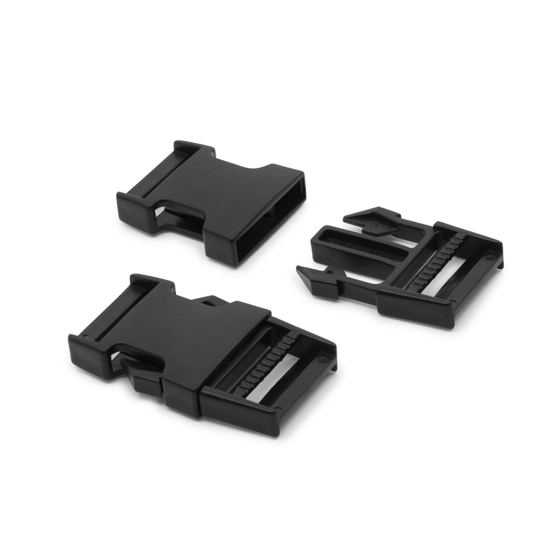 Chargez l'image dans la visionneuse de la galerie, BK154|Dritz 1" Parachute Buckles, Black, 12 pc
