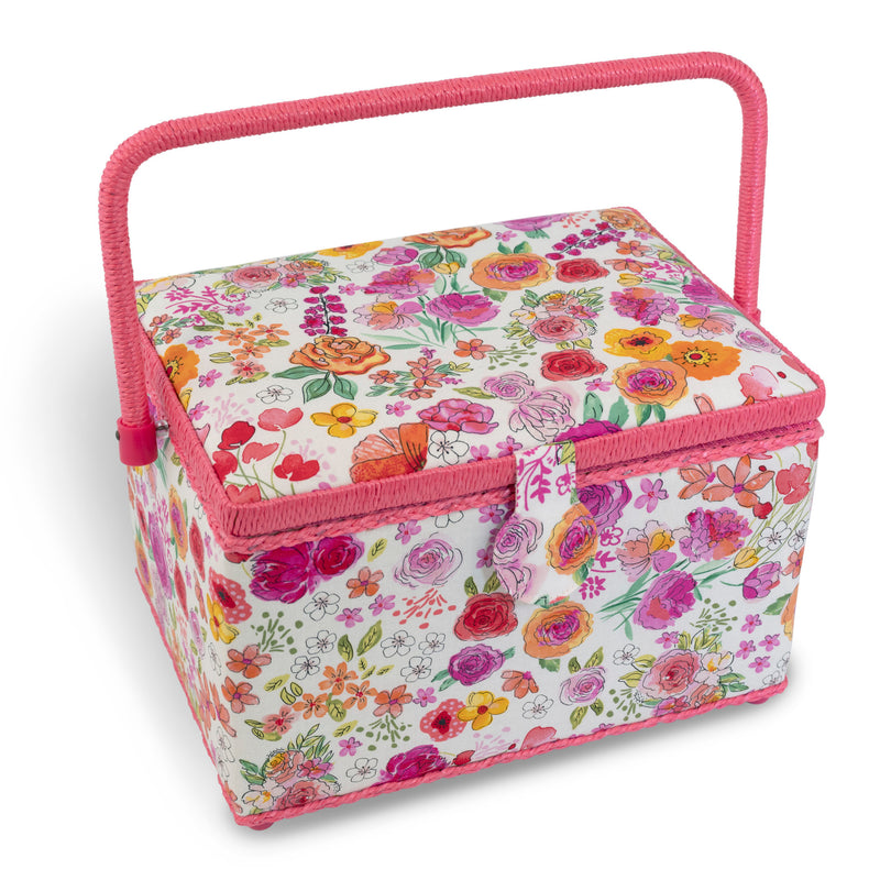 Chargez l'image dans la visionneuse de la galerie, Z10459|Dritz Sewing Basket Kit, Pink & Orange, Large