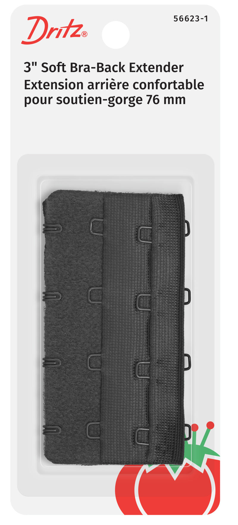 Chargez l'image dans la visionneuse de la galerie, 56623-1|Dritz 3" Soft Bra-Back Extender, Black