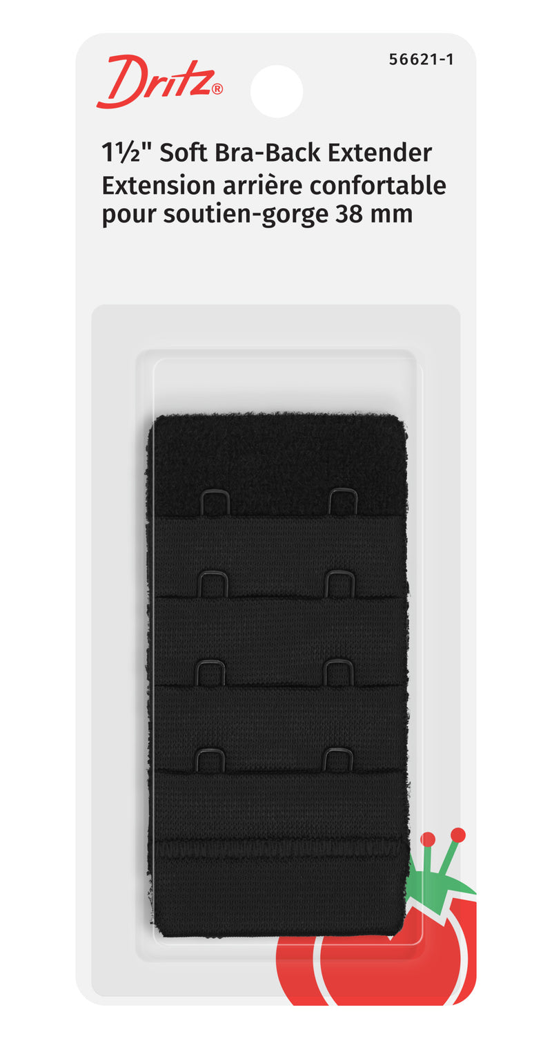 Chargez l'image dans la visionneuse de la galerie, 56621-1|Dritz 1-1/2" Soft Bra-Back Extender, Black