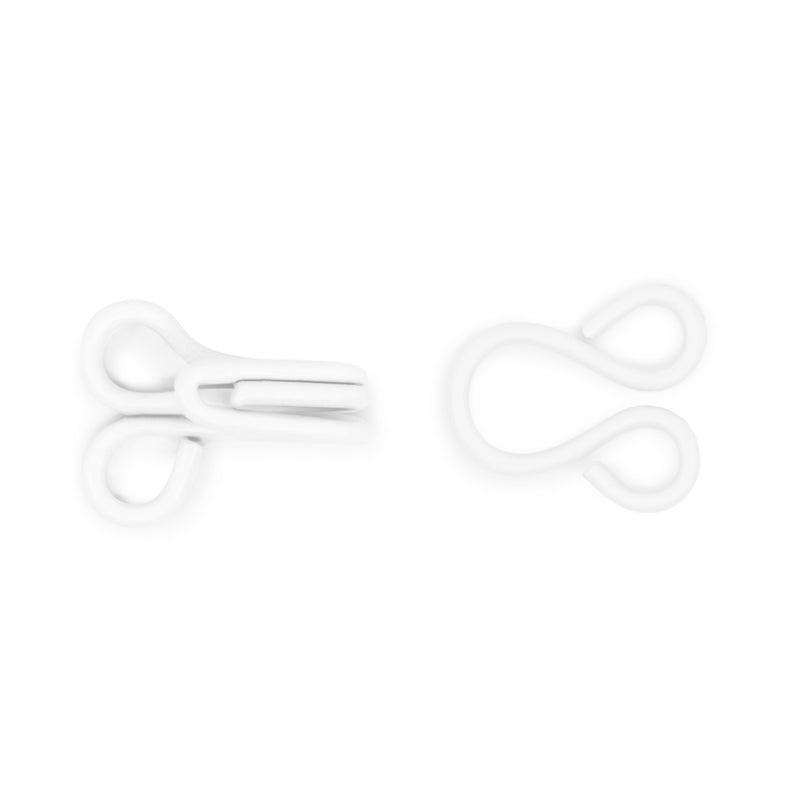 Chargez l'image dans la visionneuse de la galerie, BK101|Dritz Hooks & Eyes, Size 2, 72 Sets, White