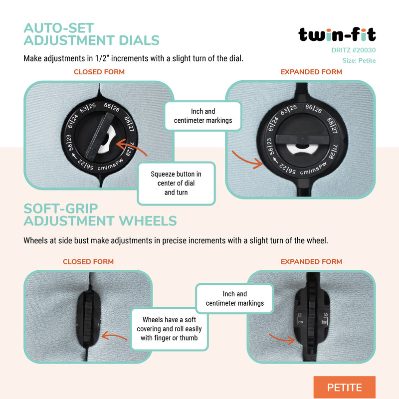 Chargez l'image dans la visionneuse de la galerie, 20030|Dritz Twin-Fit Adjustable Dress Form, Petite