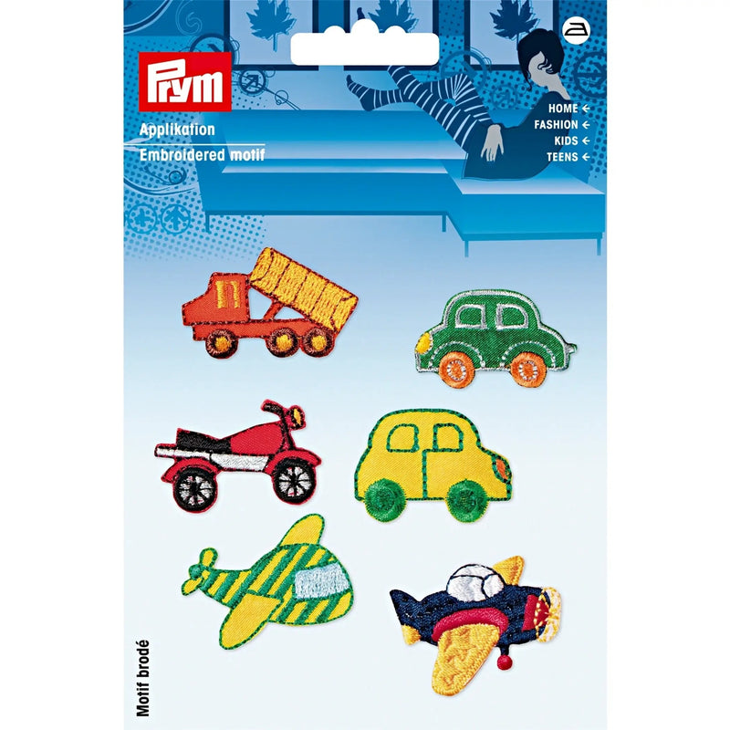 Chargez l'image dans la visionneuse de la galerie, 925378|Prym Applique, Vehicles, 6 pc