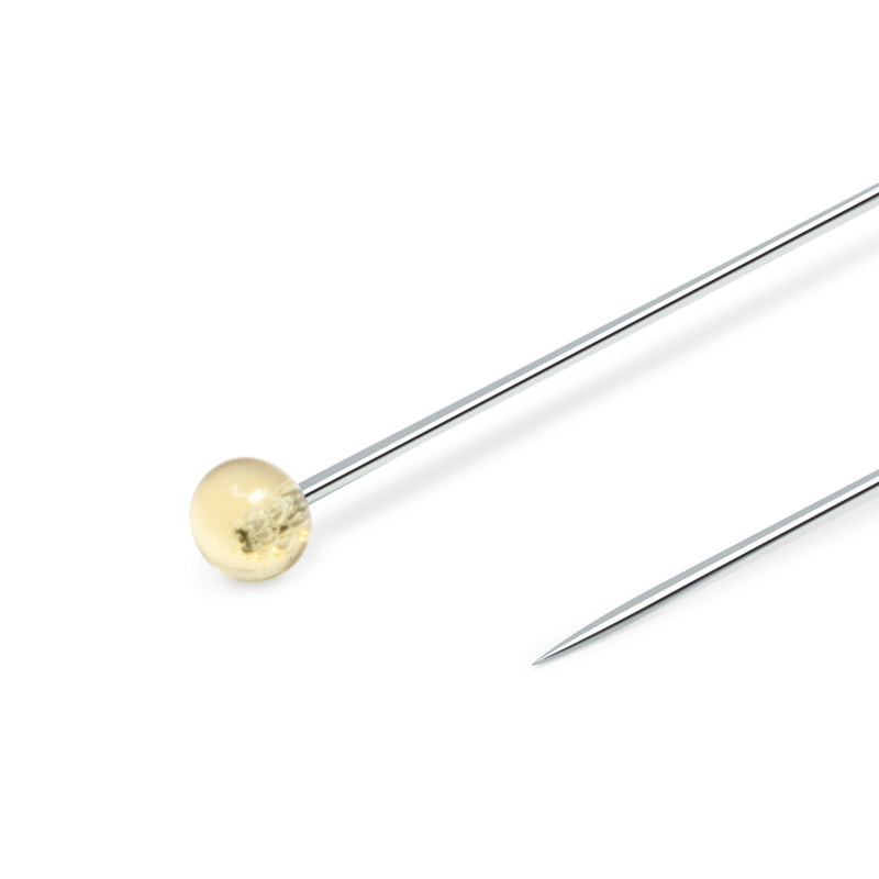 Chargez l'image dans la visionneuse de la galerie, 3417|Dritz Crystal Glass Head Pins, Blue & Yellow, 100 pc, 1-3/8"