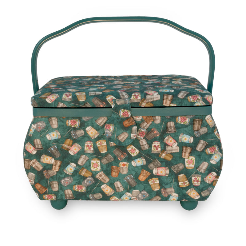 Cargue la imagen en el visor de la galería, ZC1237F3|Dritz Curved Sewing Basket, Large