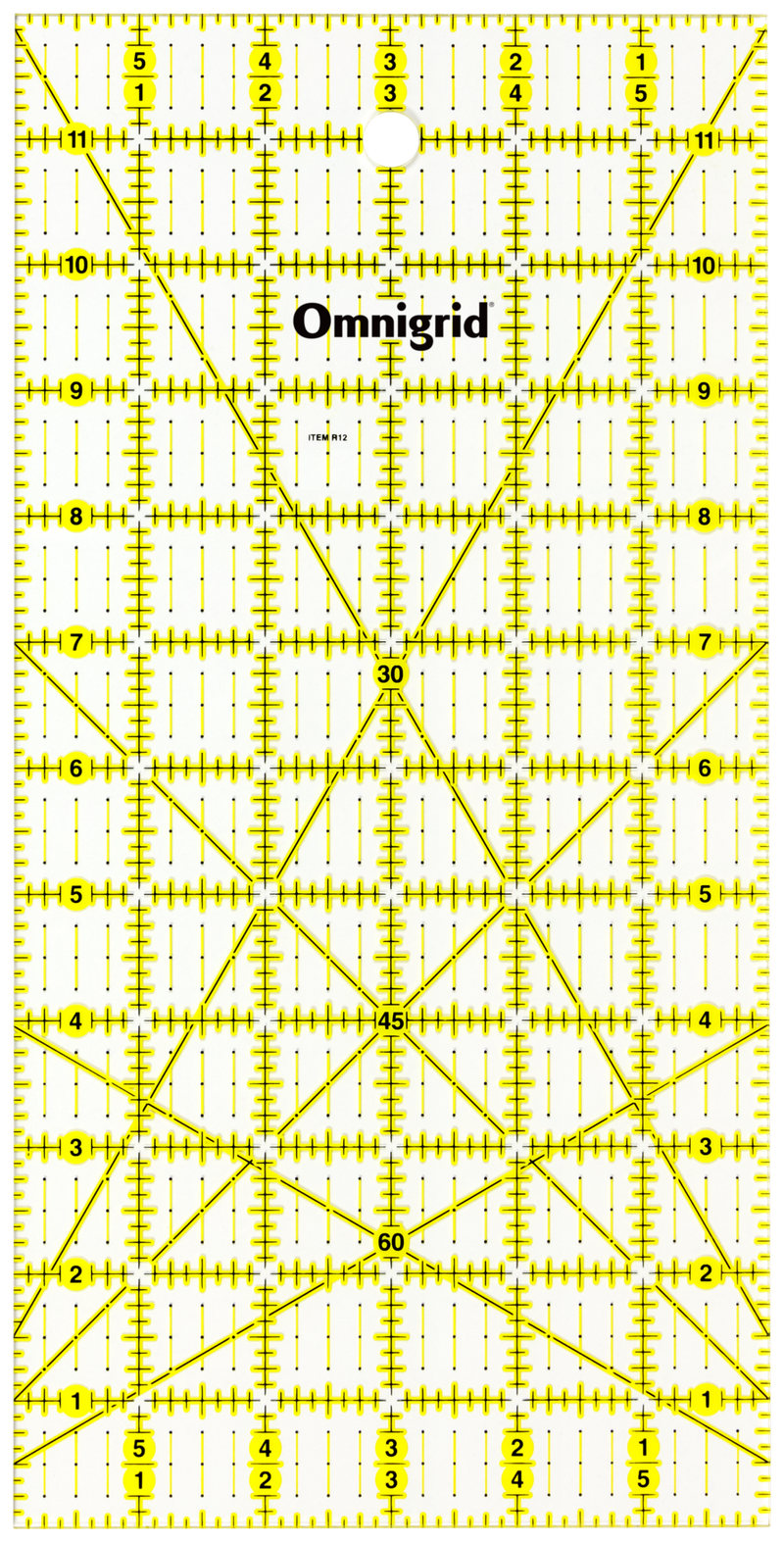 Chargez l'image dans la visionneuse de la galerie, R12|Omnigrid Rectangle Ruler, 6" x 12"