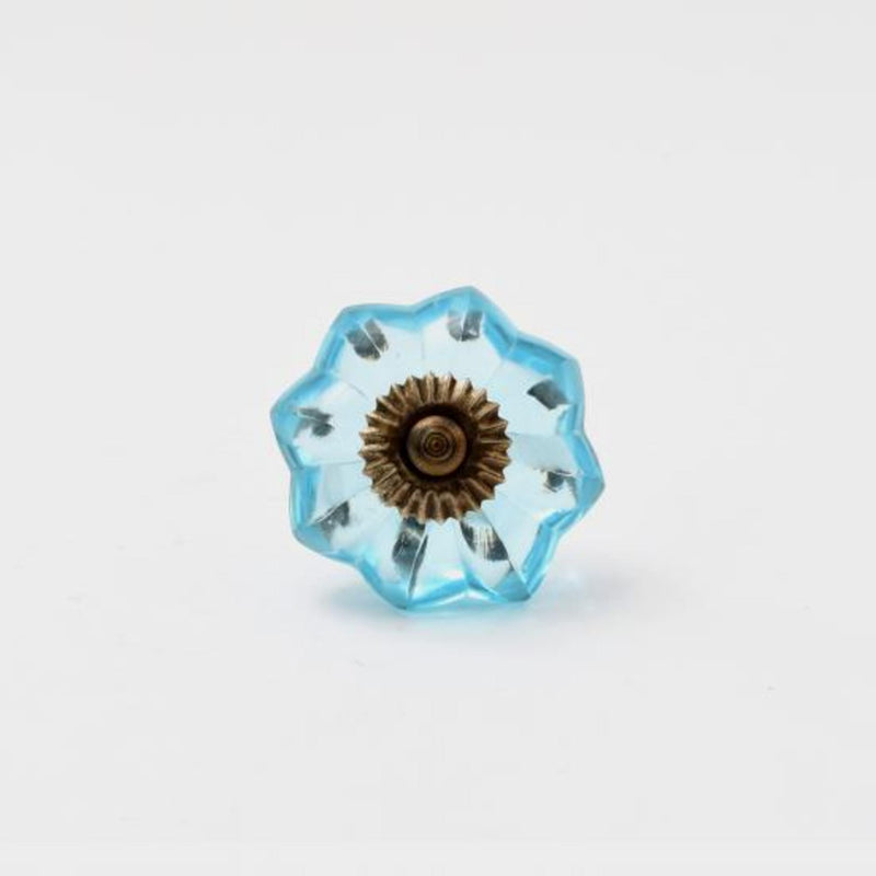 Chargez l'image dans la visionneuse de la galerie, 47046|Dritz Glass Scallop Knob, Blue