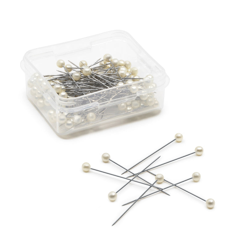 Chargez l'image dans la visionneuse de la galerie, 68-9|Dritz 1-1/2" Long Pearlized Pins, White, 100 pc