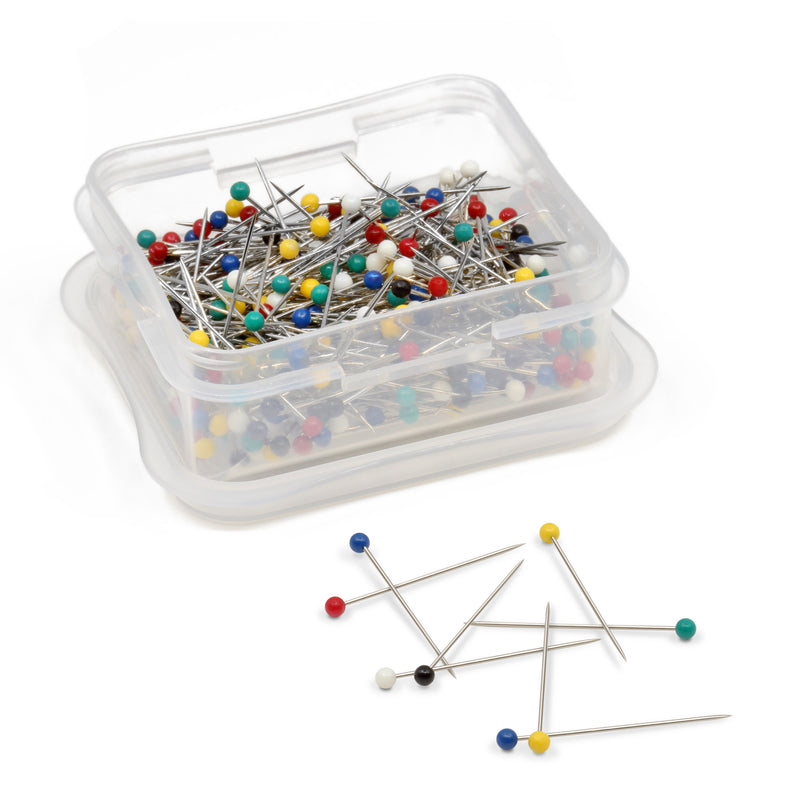 Chargez l'image dans la visionneuse de la galerie, 12|Dritz 1-1/16" Ball Point Pins, Assorted, 350 pc