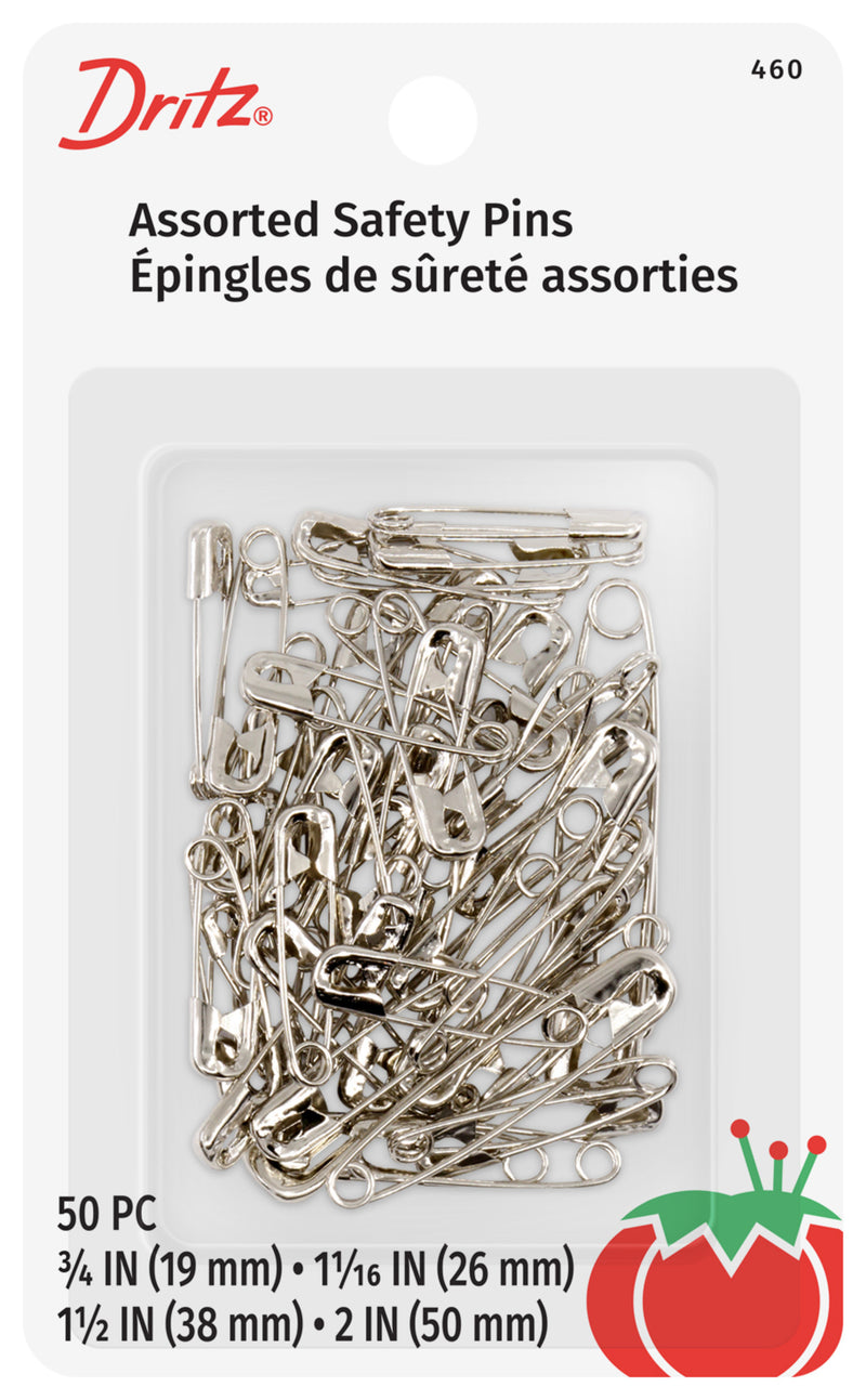 Chargez l'image dans la visionneuse de la galerie, 460|Dritz Safety Pins, Assorted Sizes, 50 pc