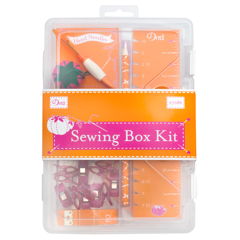 Chargez l'image dans la visionneuse de la galerie, 27086|Dritz Essential Sewing Box Kit, Orange