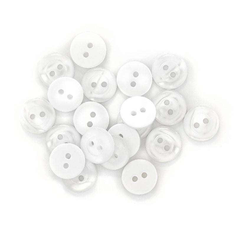 Chargez l'image dans la visionneuse de la galerie, 25565|Dritz Blouse Buttons, White Pearl, 11mm, 20 PC