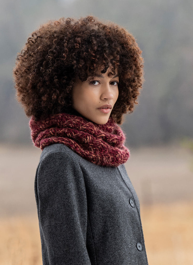 Chargez l'image dans la visionneuse de la galerie, BSF-4310|Blue Sky Fibers Woolstok North Super Bulky Yarn 150g, 4310 Crnbry Compote