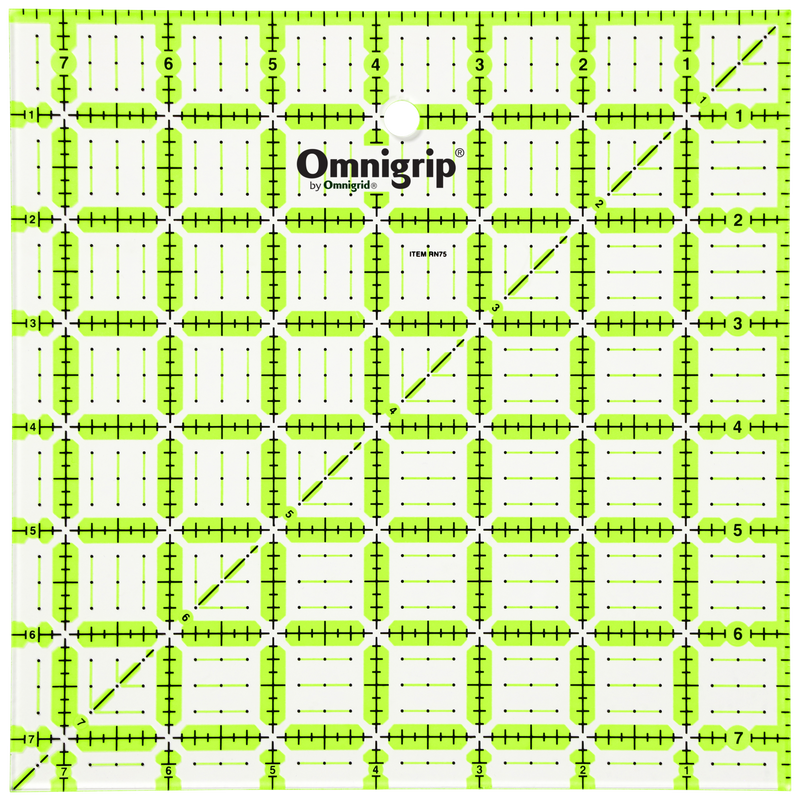 Chargez l'image dans la visionneuse de la galerie, RN75|Omnigrid Omnigrip Neon Square Ruler, 7-1/2" x 7-1/2"