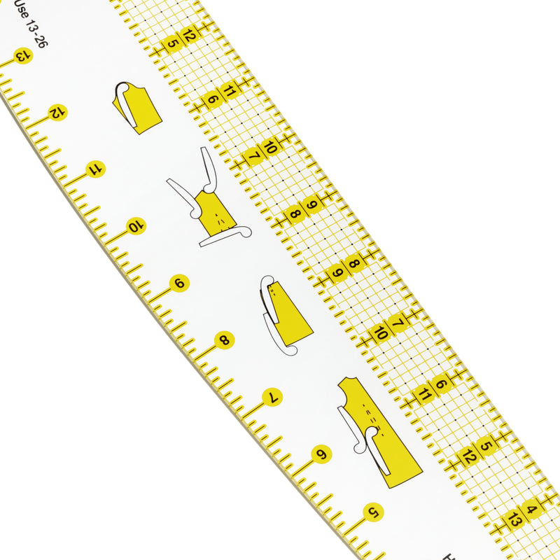Chargez l'image dans la visionneuse de la galerie, 852|Dritz Styling Design Ruler with How-To Illustrations