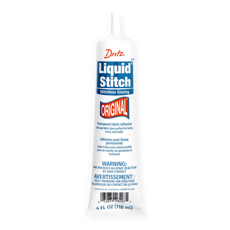 Chargez l'image dans la visionneuse de la galerie, 653111|Dritz Liquid Stitch Permanent Fabric Adhesive, 4 fl. oz.