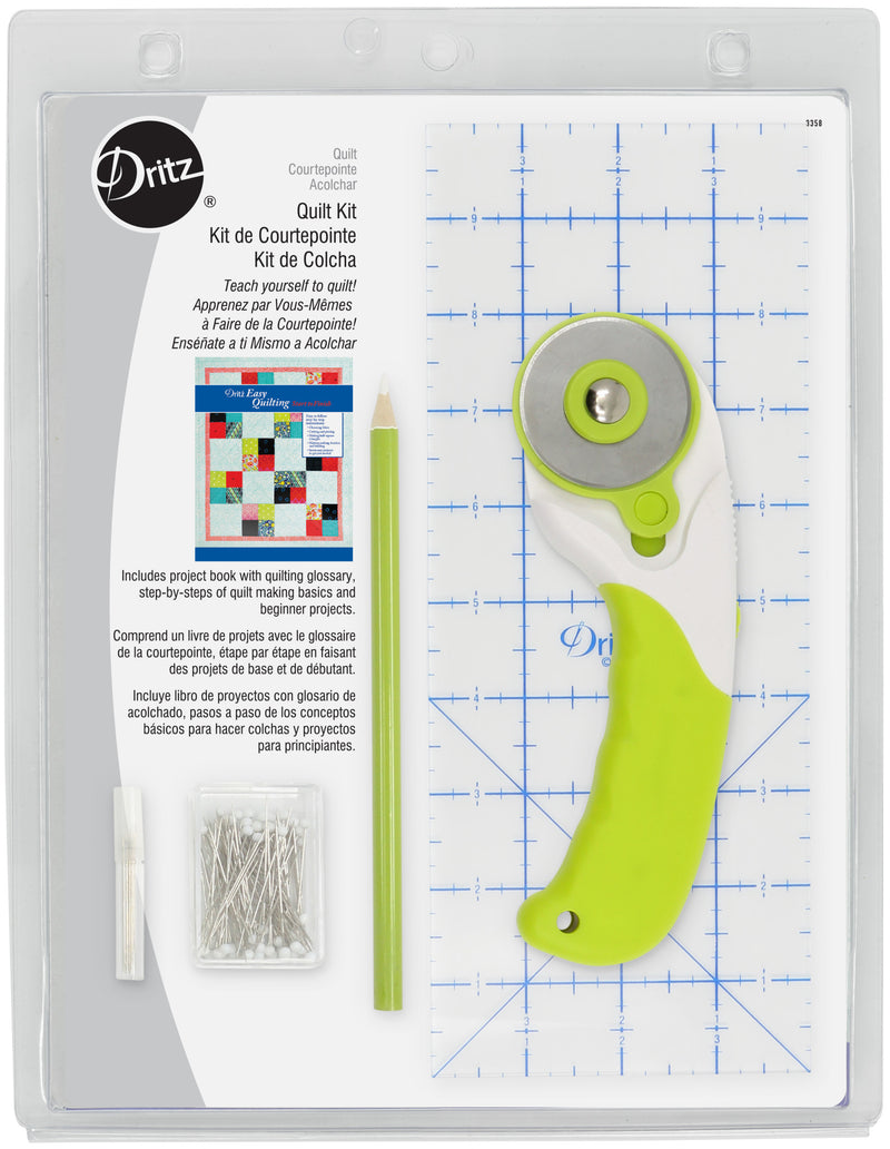 Chargez l'image dans la visionneuse de la galerie, 3358|Dritz Essential Quilt Kit for Beginners