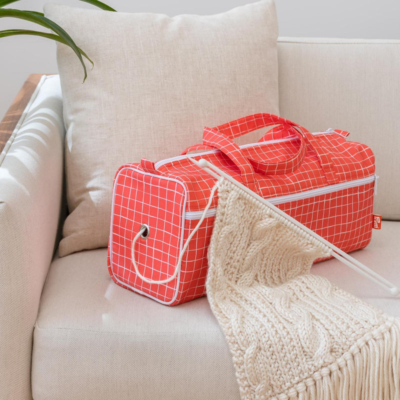 Chargez l'image dans la visionneuse de la galerie, 57261|Prym Dachshund Needlework Project Bag & Organizer, Coral