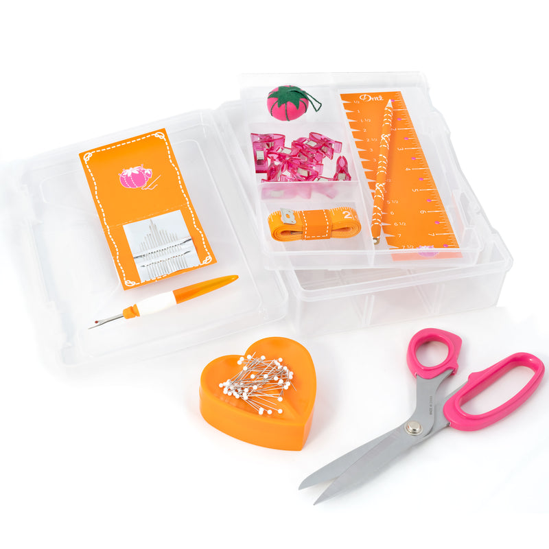 Chargez l'image dans la visionneuse de la galerie, 27086|Dritz Essential Sewing Box Kit, Orange