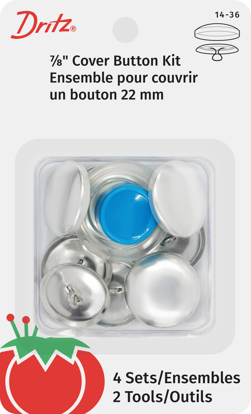 Chargez l'image dans la visionneuse de la galerie, 14-36|Dritz 7/8" Cover Button Kit, Nickel