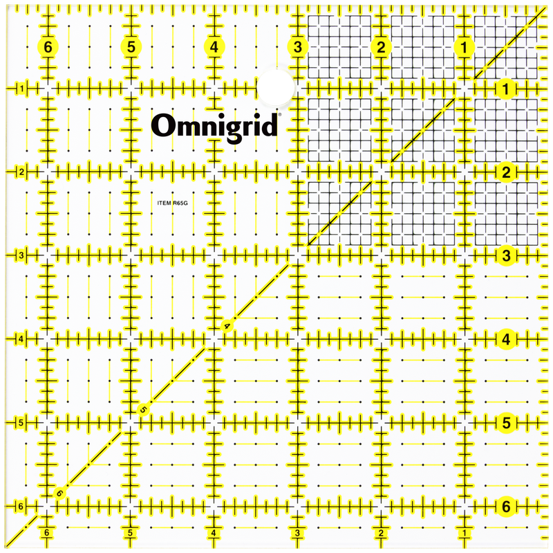 Chargez l'image dans la visionneuse de la galerie, R65G|Omnigrid Square Grid Ruler, 6-1/2" x 6-1/2"