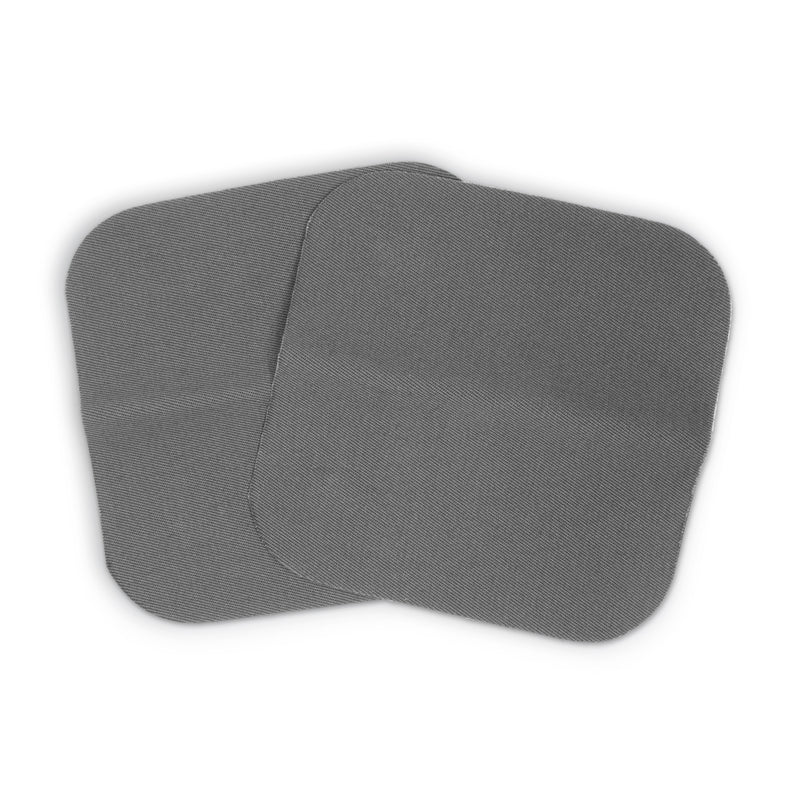Chargez l'image dans la visionneuse de la galerie, 55240-13T|Dritz Twill Iron-On Patches, 5" x 5", 2 pc, Gray