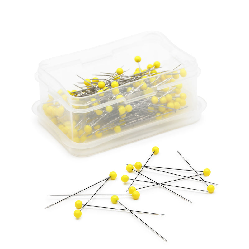 Chargez l'image dans la visionneuse de la galerie, 131|Dritz 1-3/4" Quilting Pins, Yellow, 175 pc