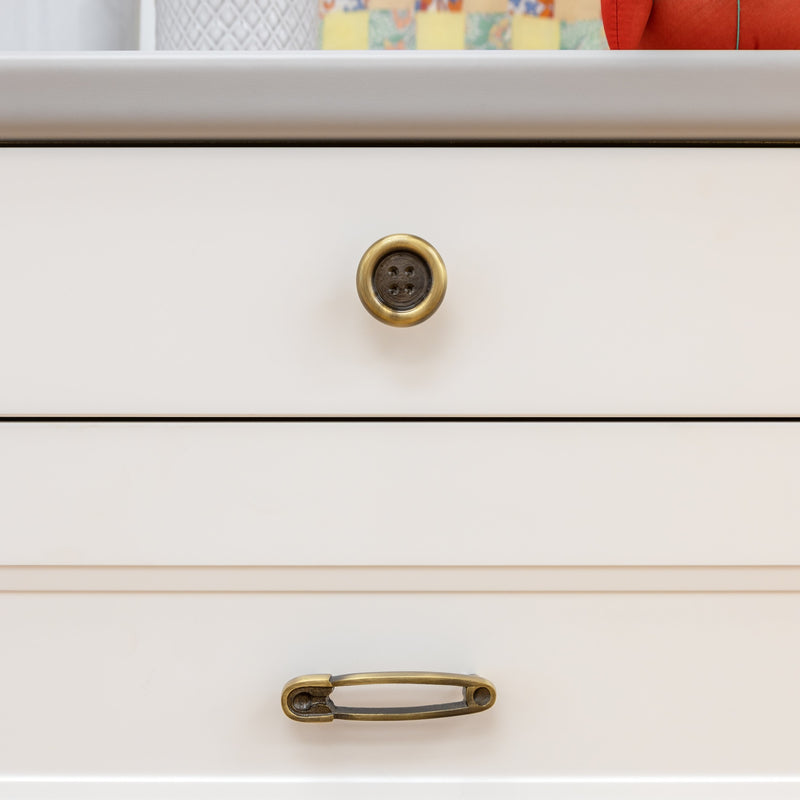 Chargez l'image dans la visionneuse de la galerie, 47200-38|Dritz Brass Safety Pin Pull, Antique Brass