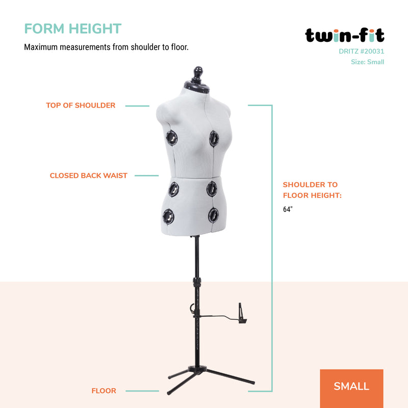 Chargez l'image dans la visionneuse de la galerie, 20031|Dritz Twin-Fit Adjustable Dress Form, Small