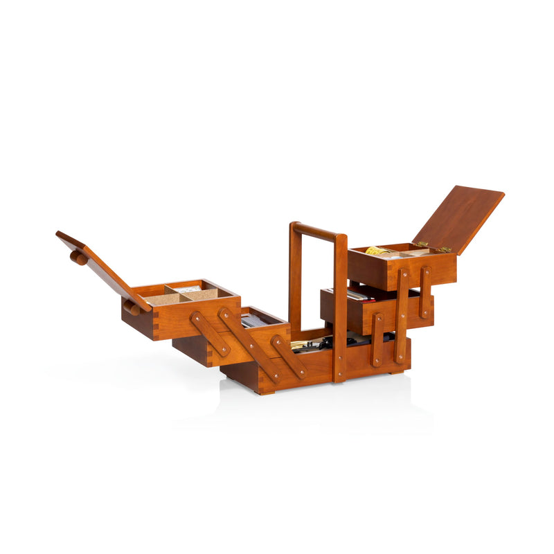 Chargez l'image dans la visionneuse de la galerie, 612549|Prym Dark Wood Sewing box